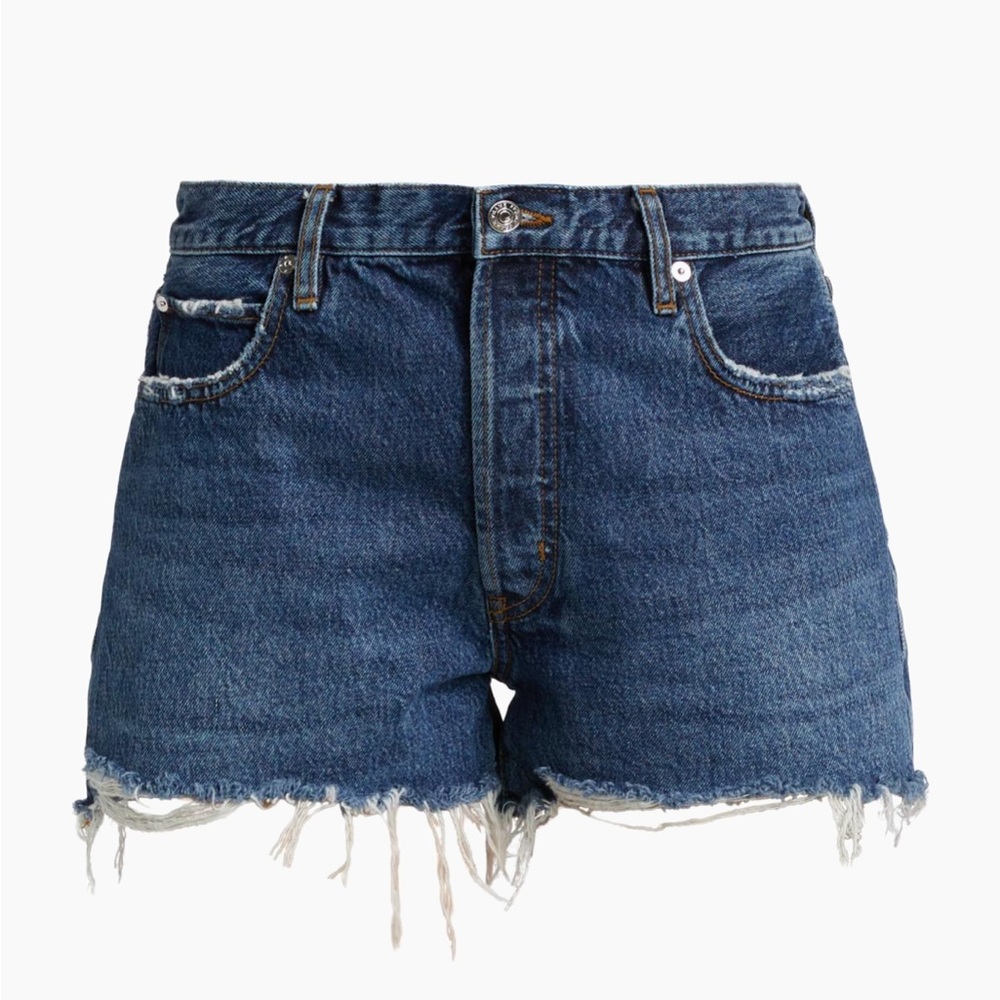 FRAME Denim The Hang Cut Off Denim Shorts Rafael Wash NWT